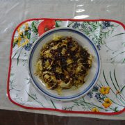 Lasagna riccia con vin cotto e mollica fritta (Irsina)